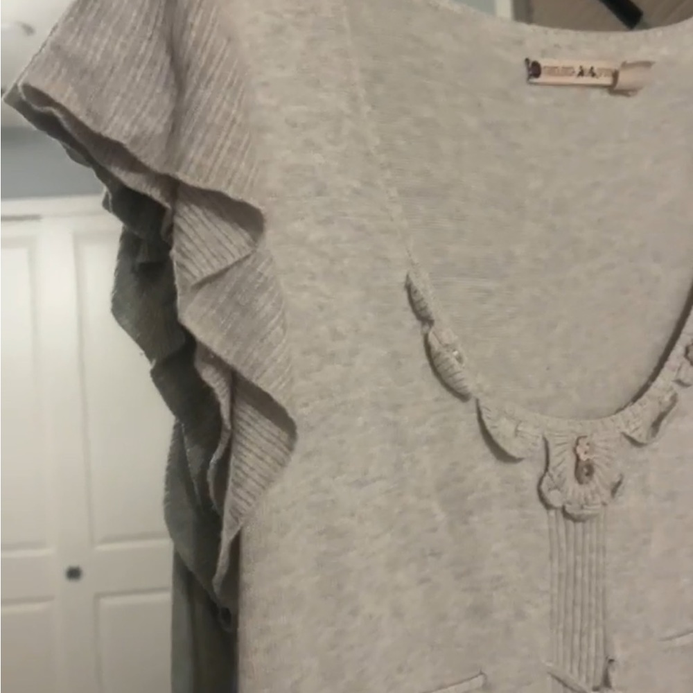 🎂Chelsea & Violet - Gray Sweater Dress - L - Picture 3 of 6